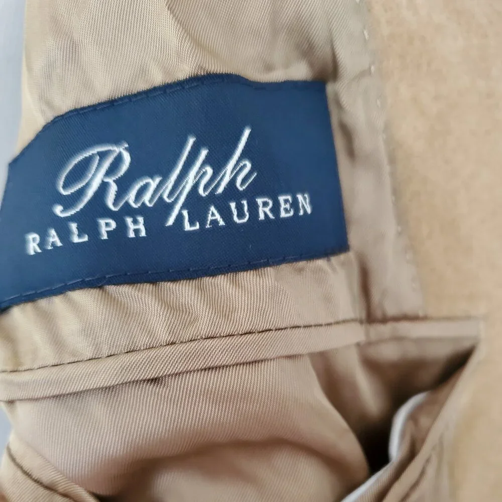 Ralph Lauren Loro Piana cowboy camel wool blazer camo green brown tan gray 46 L